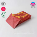 nouveau design chine usine rouge mode shopping sac en papier avec poignée